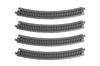 KATO N gauge curved track Railway model supplies R381-30° (4 pieces) 20-140