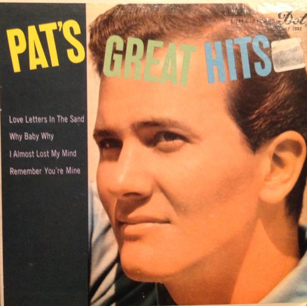 

7inch Record PAT BOONE Pats Great Hits DEP1083 DOT Canada Pop Used