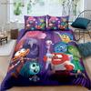 Comforter Animated Cartoon 3D Stereo Printing Children'S Room Bedding Set Three-Piece Set 3 Pieces