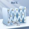 Retractable Bookend with Pen Holder - Foldable Desktop Bookshelf and Divider