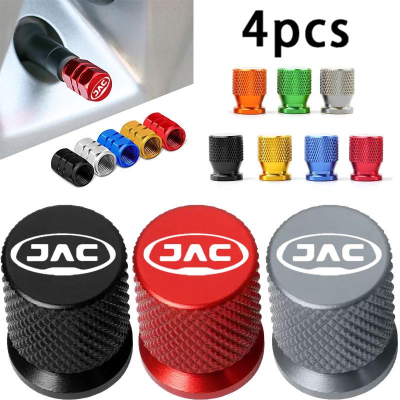 4PCS Colorful Car Accessories Car Tire Valve Cap For JAC Refine J3 J4 J7 JS2 JS3 JS4 KR1 S2 3 4 5 7 Valve Stems 1