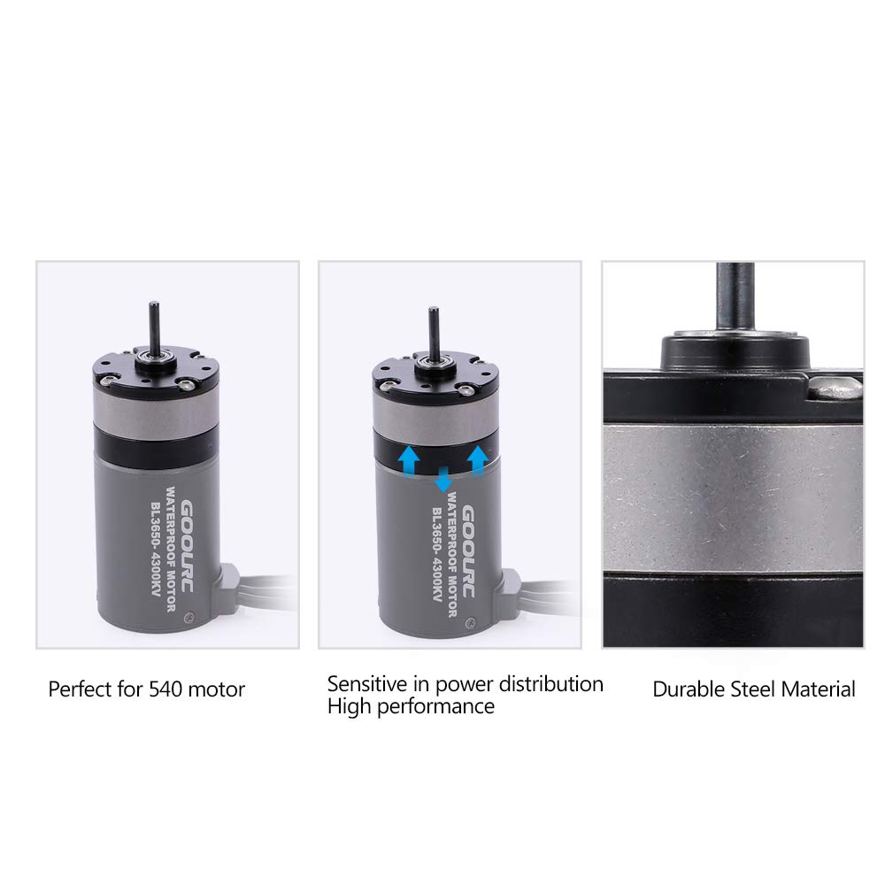GoolRC 13 Planetary Gear Reduction Unit for 540 Motor RC Car Metal Gear Box