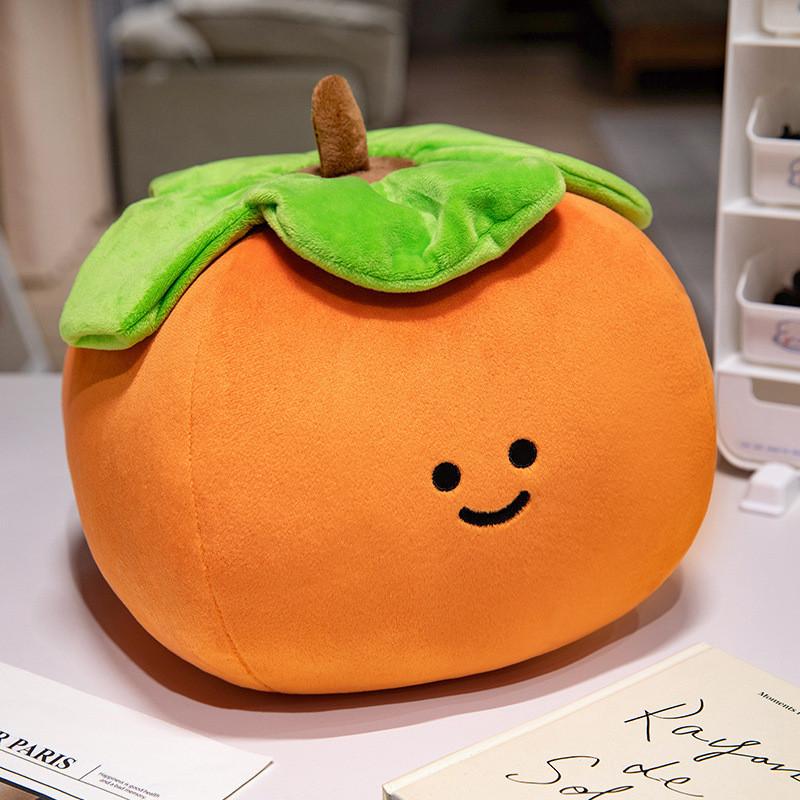 Cute Fruits Vegetables Plush Toy With Short Pile Cotton For Kids Playroom Decor