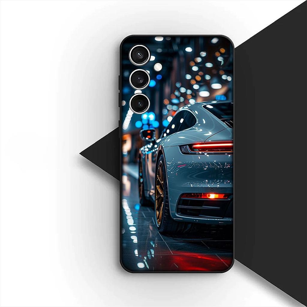 Supercar Super Car Cartoon Taillights Phone Case for Xiaomi Redmi Note 12 11 10 A3 Pro 10A 10C 12C Note12 5G 4G Protective Cover