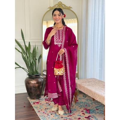 Indian Pakistani Top Tunic Designer Kurti Salwar Kameez Set Bollywood Party Wear VFP-1826a