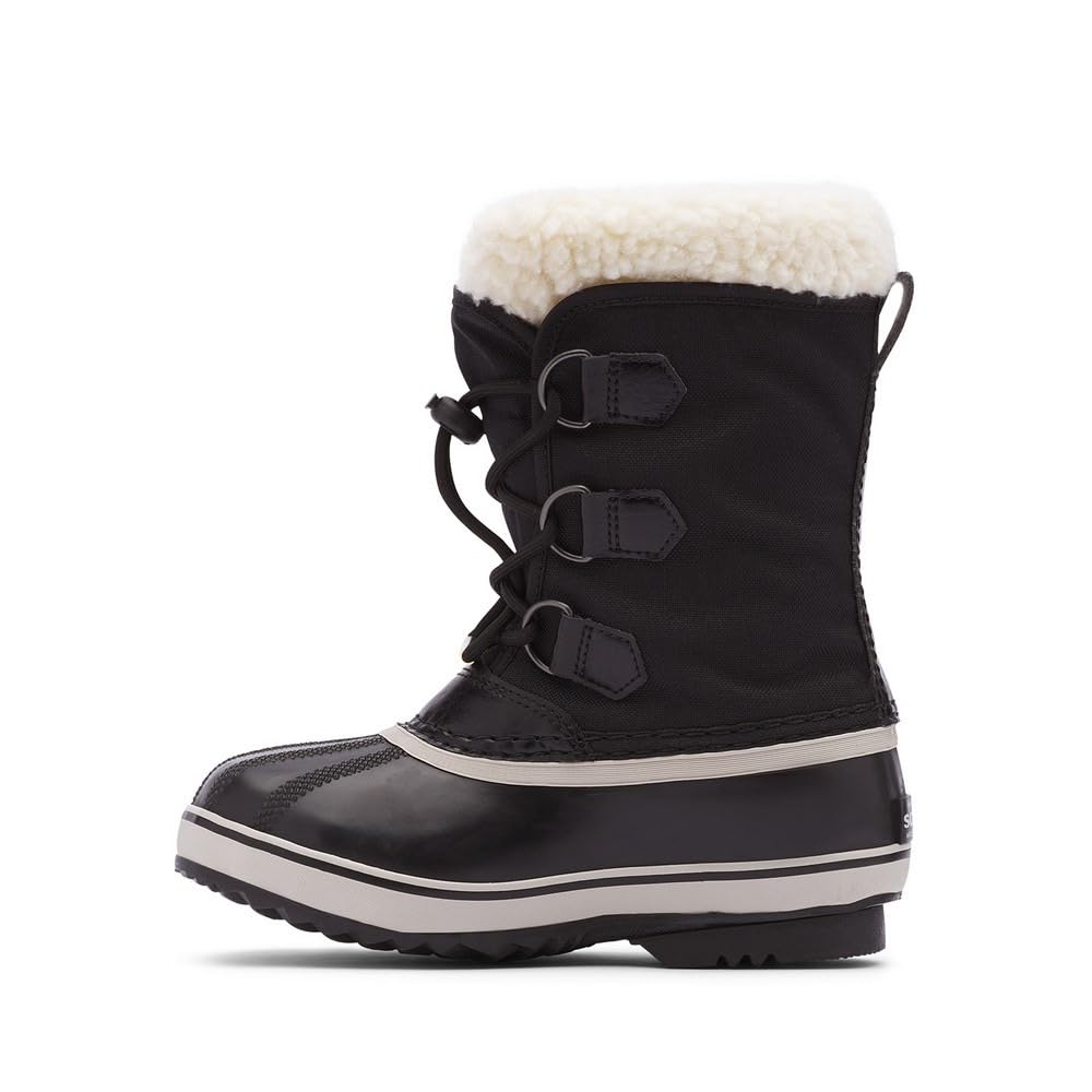 Sorel Ute Pack Nylon Waterproof Size Black Kids' Boots, 21.0cm,