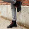 Columbia Leather Fabric Shock Absorbing Non-Slip Waterproof Warm High-Top Outdoor Functional Shoes Men Shoes Black BM2806-010
