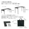 Takeda Corporation Cherry Blossom BBQ Counter Table X [Portable Table, Camping, Picnic, Viewing] (Approx. 114.5 57.5) (BT16-115(BK))