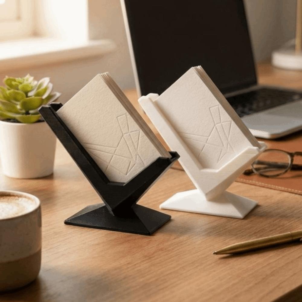 Plastic Card Display Holder Card Case Name Card Organizer Simple Desktop Storage Rack  School