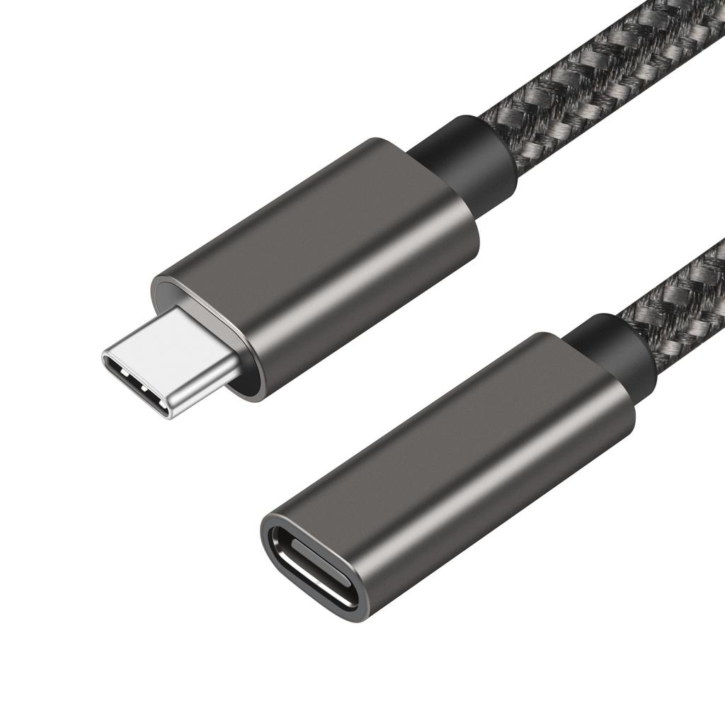 USB C Extension Cable Type C Male To Female Cable PD60W Charging Cord 5Gbps USB3.2 Gen2 Data Cord For Laptop Tablet