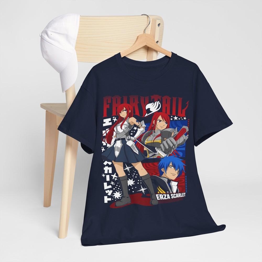 Fairy Tail Tshirt Gray Fullbuster Natsu Dragneel Girl Anime Gift Shirt clothes M
