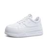 Platform White Shoes Women's New Summer Breathable Women's Shoes Versatile with Skirts Muffin Heightening Board Shoes Women