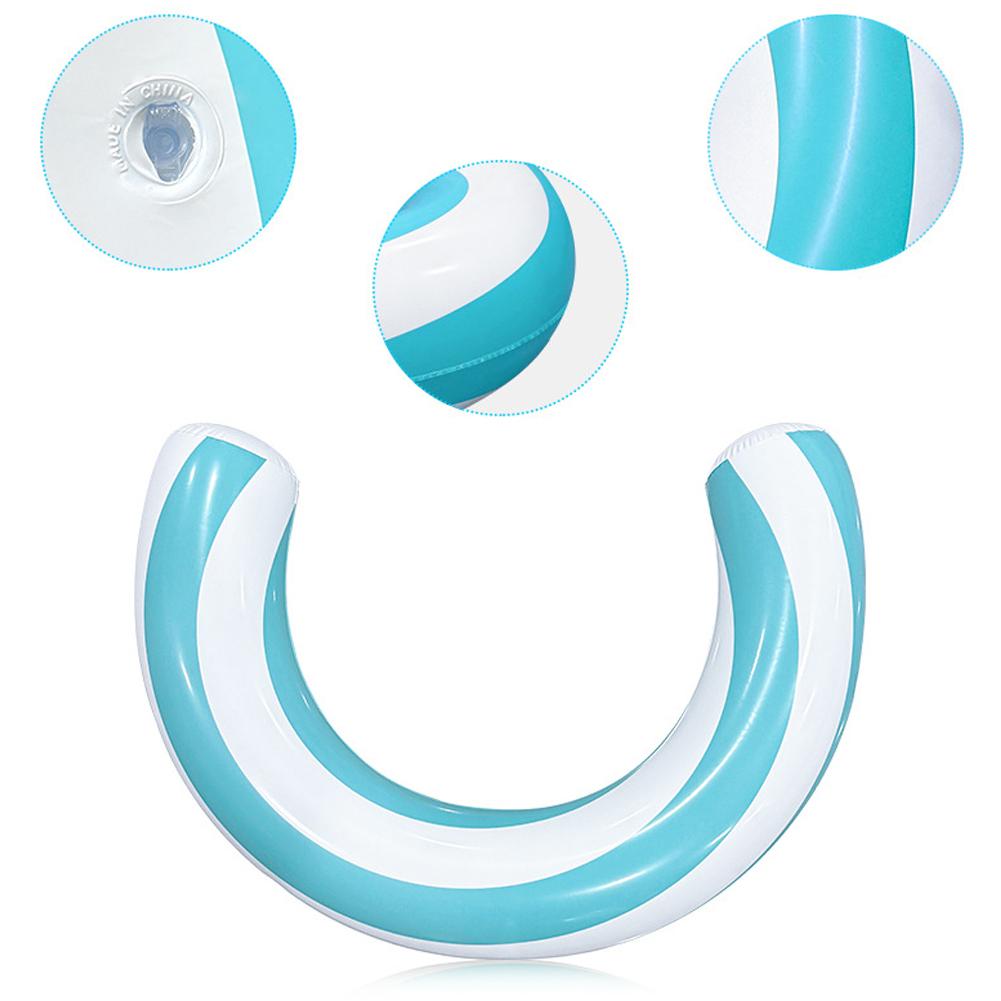 Makaron do pływania PVC Szczelny Pływający Kształt U Pływak do basenu dla dorosłych Ponton dmuchany na plażę Jezioro Rzeka Imprezę Outdoor Lato