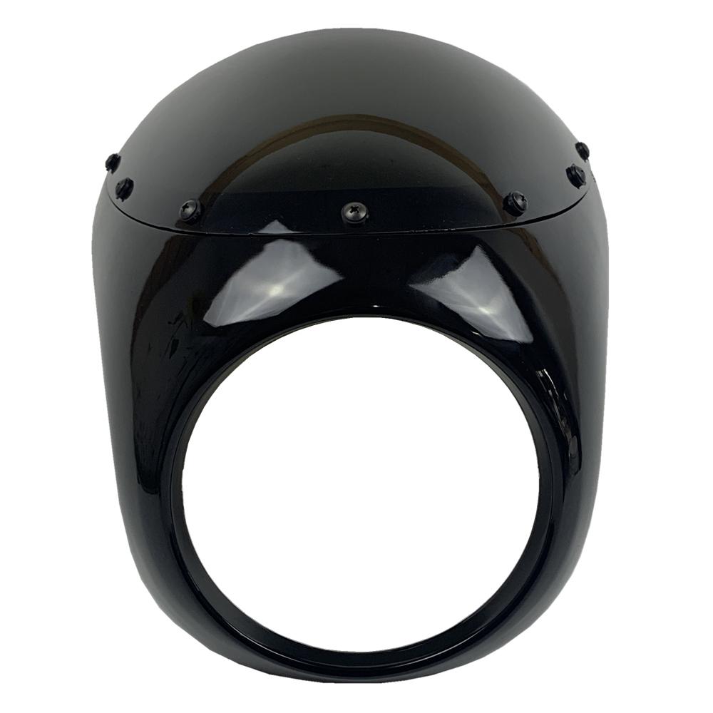 16-18cm Motorcycle Headlight Fairing Round Retro Cafe Motorbike Head Light Mask Front Cowl Fork Mount For Retro Cafe