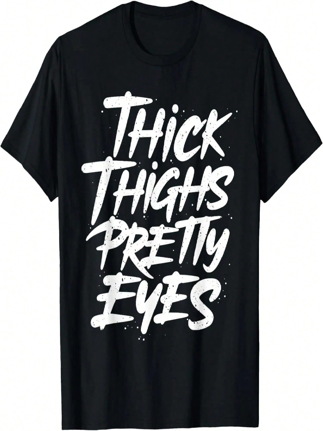 Thick Thighs Pretty Eyes - Big Girls Gym Fitness T-Shirt S разноцветный
