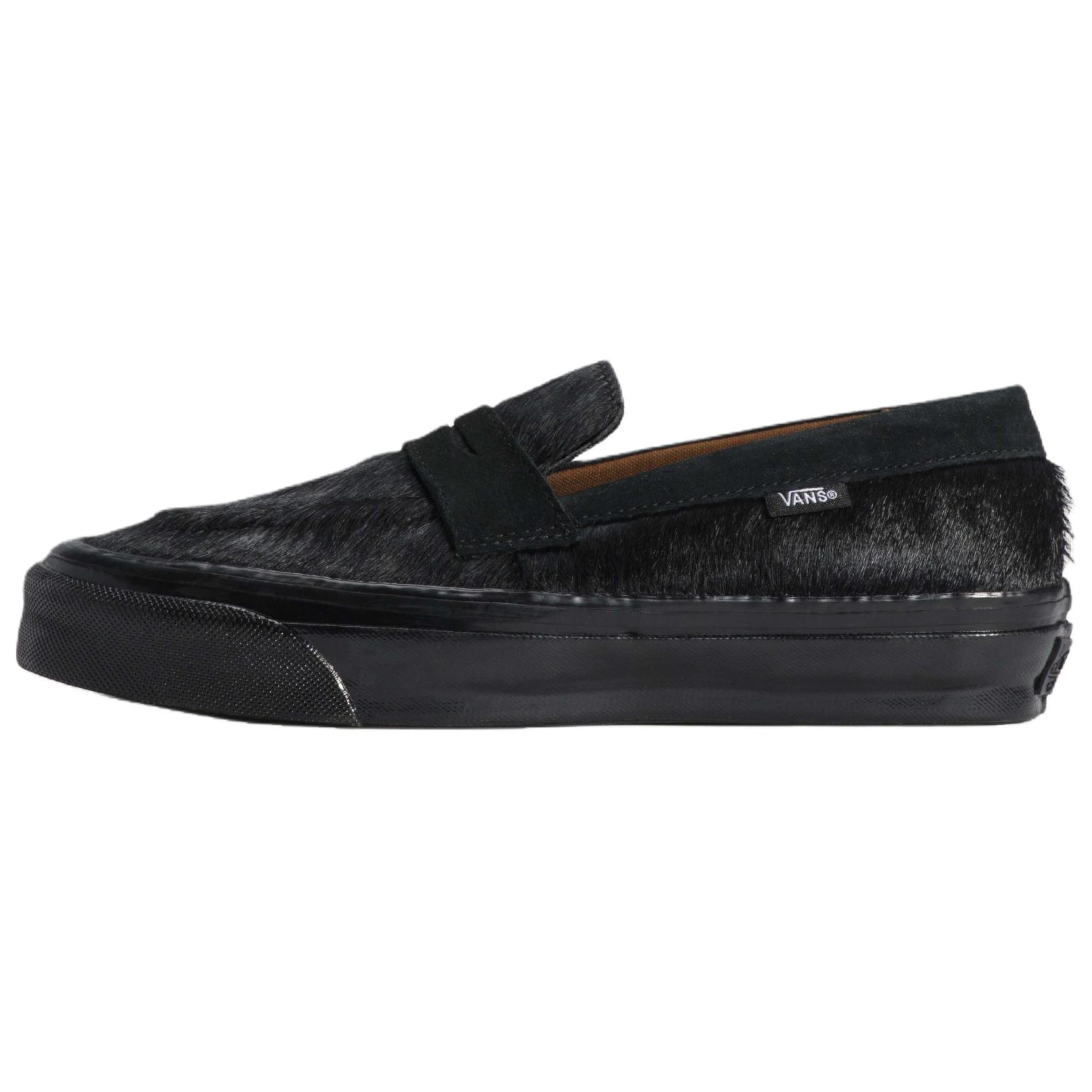 Vans Loafer 53 Premium Pony Hair Comfortable Loafers Unisex loafers Black VN000VASBLA 40