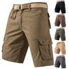 Cargo Knee Shorts Men Sports Casual Bermuda Shorts Plus Size Cotton Half Pants Golf Straight Running Gym Shorts Pants