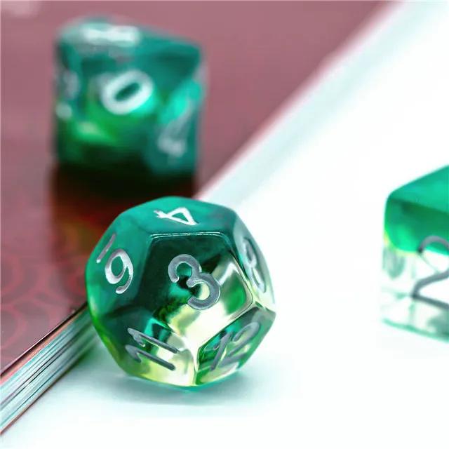 Kostki rpg oko smoka morskiego zestaw 7 kości kostek