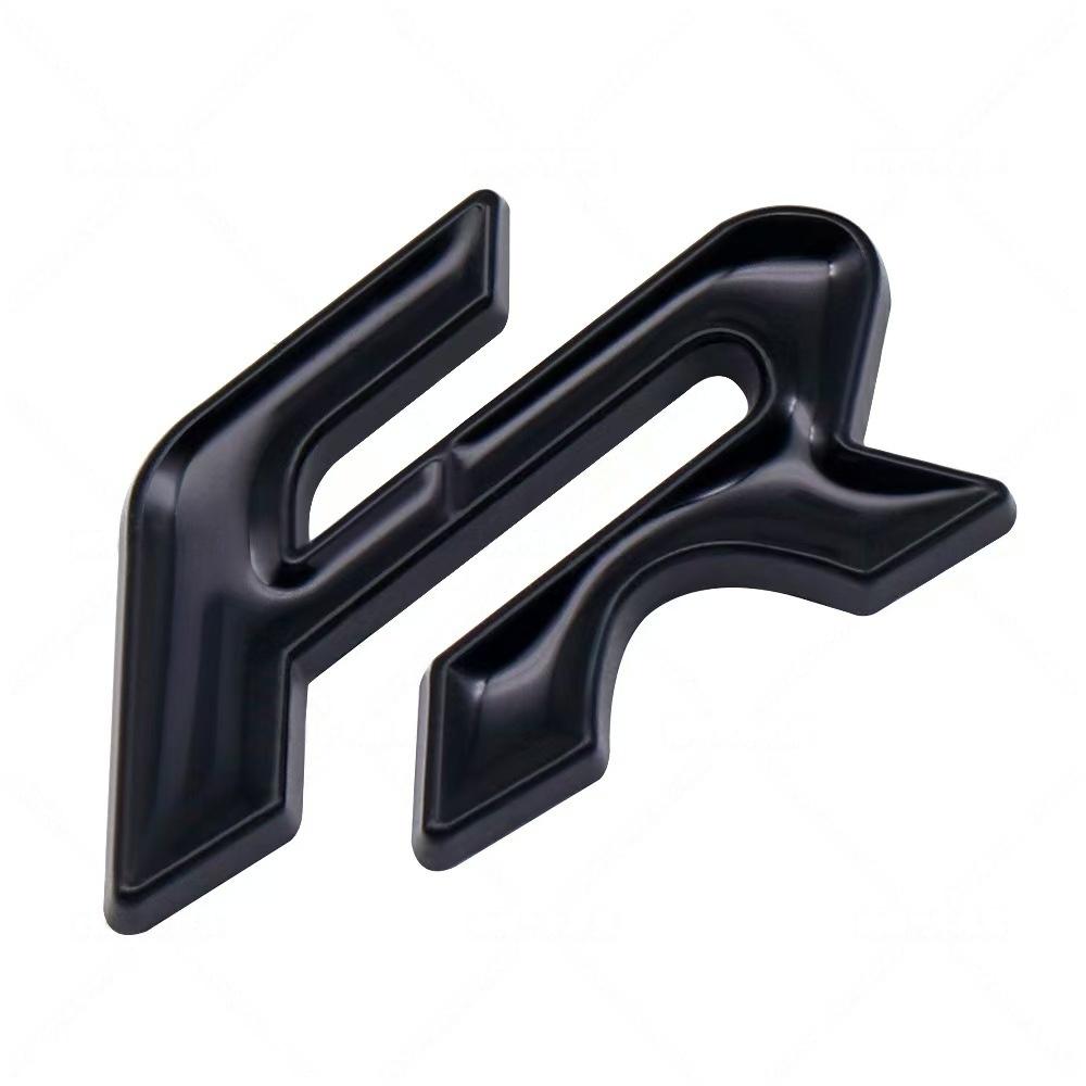 3D Metal FR Logo Badge Sticker Side Fender Rear Trunk Emblem Decal High-Quality Automotive Accessories