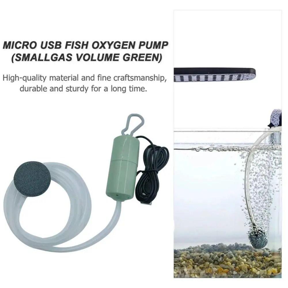 1Pcs Fish Tank Oxygen Air Pump Silent USB Aerator Oxygenator New Air Compressor