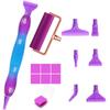 5D DIY Basteln Harz Diamantmalerei Stift Faden Metall/Kunststoff Ersatzstiftspitzen Punktbohrerstifte Mit Klebeknete Und Roller
