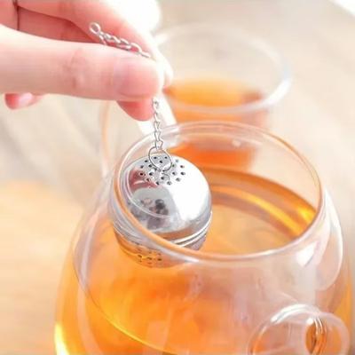 1/2Pcs Stainless Steel Ball Ball Soup Seasoning Tea Flavor Hot Pot Leakage Kitchen Gadget Tea Accessories Tea Infuser