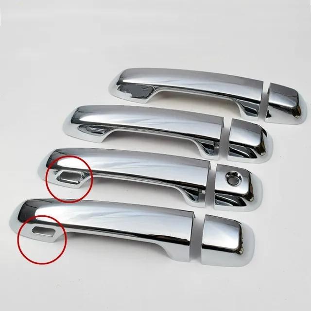 For Toyota 4Runner 4 Runner 2010 2011 2012 2013 2014 2015 2016 2017 ABS Glossy Black Door Handle Cover Car Styling Accessories