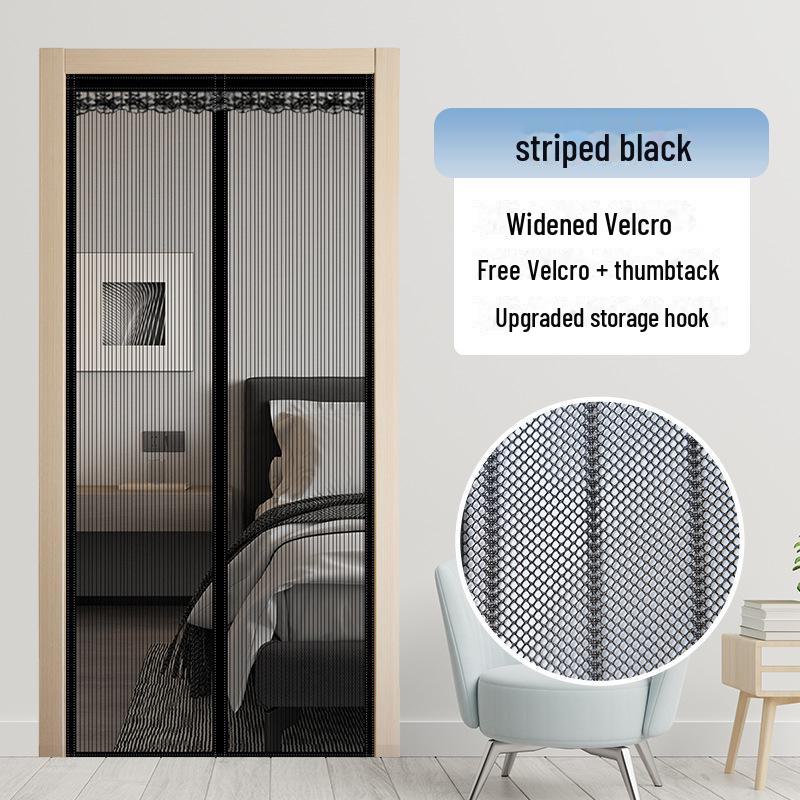 Stanzfreier magnetischer Moskitonetz-Türvorhang für Schlafzimmer