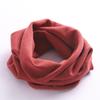 Unisex Spring & Autumn Knitted Neck Warmer Snood Pullover - Solid Color, Cold-Proof, Versatile