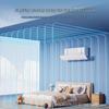 Universal Wall-Mounted Air Conditioner Deflector: Prevents Direct Blowing, Easy Installation.