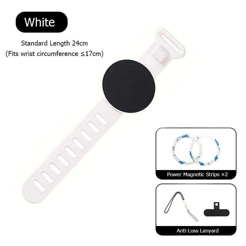 

Магнитное крепление Magsafe - Наручный ремешок для велоспорта на открытом воздухе, Портативный кронштейн ленивая рука для фитнеса, Магнитный держатель для телефона