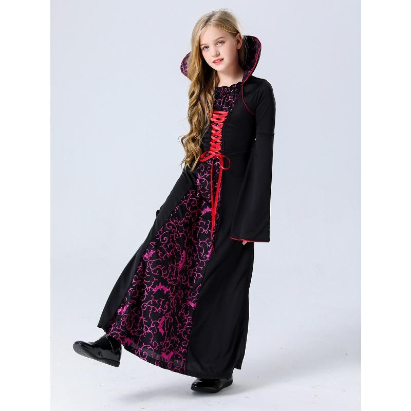 New Halloween girl role-playing movie, vampire costume