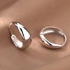 Glossy Round Metal Stud Earrings & Ear Cuffs for Women - European & American Fashion