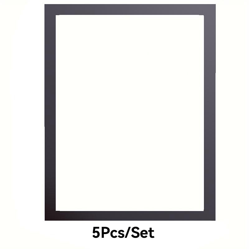 

5pcs/set Magnetic Sign Rack Wall Mounted Self-adhesive Waterproof Transparent Suitable For Home Office Cabinet Display Rack