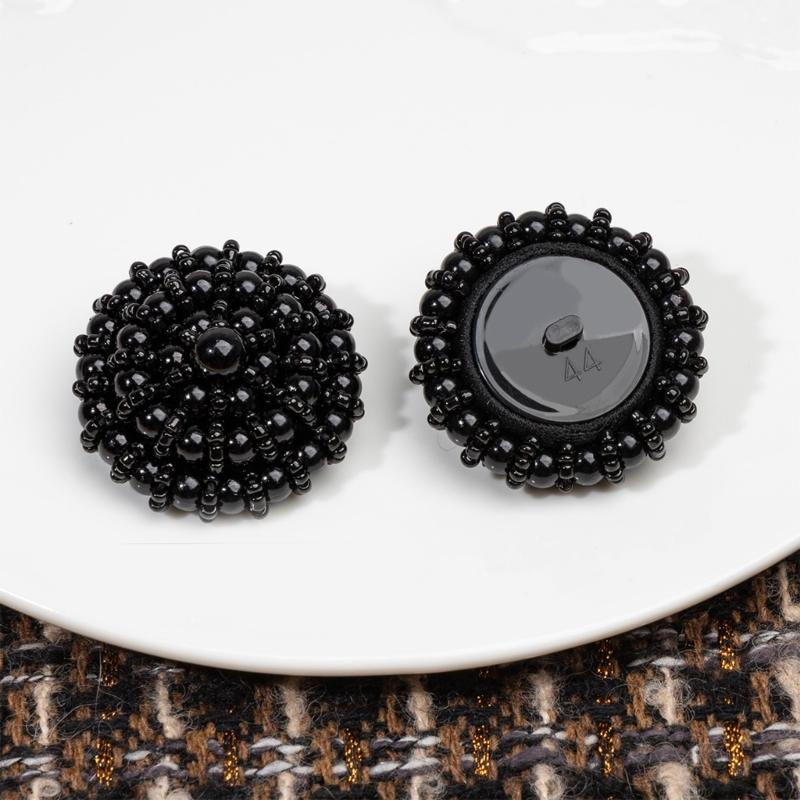 Multuse Pearls Buttons For Clothing Resin Bead Buckle Easy To Sewing For Shirts Dresses And Coat All Matching Garment