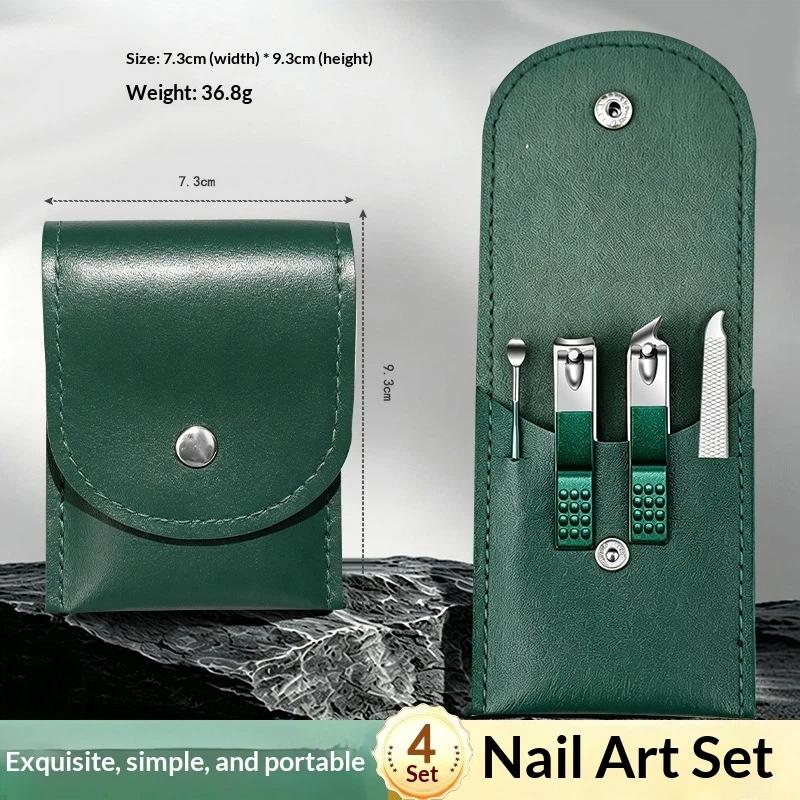 4/16Pcs Manicure Pedicure Kit Professional Nail Clippers Cuticle Nippers Set With Travel Case