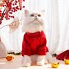 New Year's Pet Clothing Fleece Two-legged Cat Sweater Dog Cat Clothing Teddy Dog Supplies Clothing