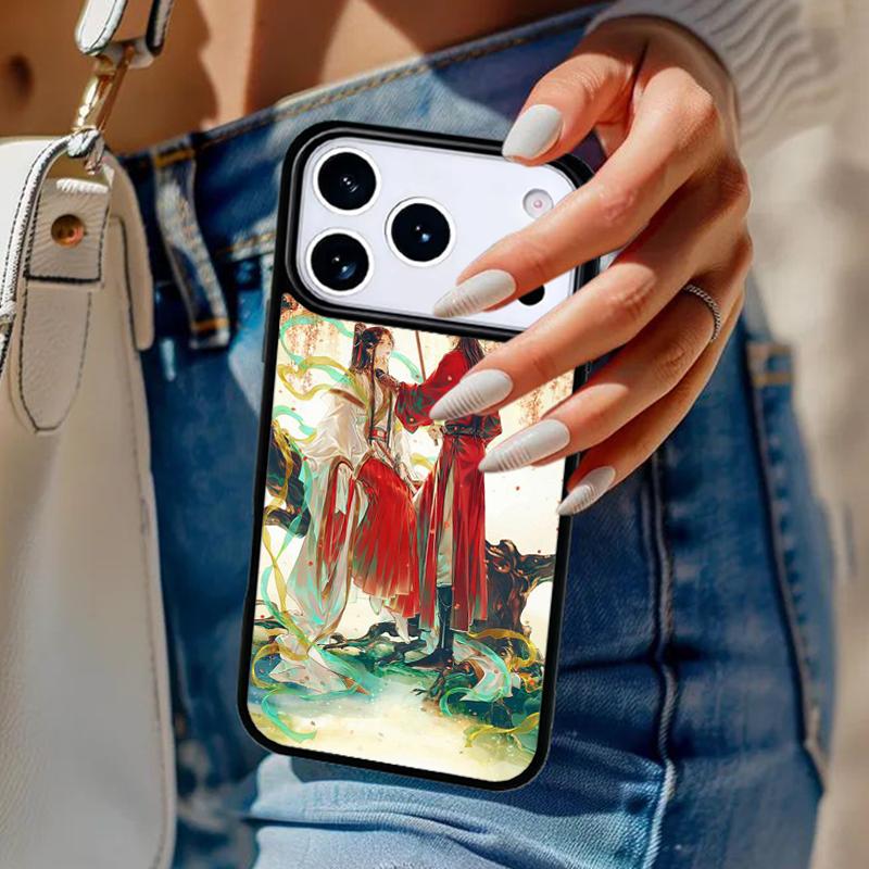 Anime Tian Guan Ci Fu Phone Case For iPhone 17 Air 14 15 13 12 Max Cover For Apple 14 15 16 16e 11 Pro Max Plus Coque
