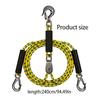 Heavy Type Boats Tow Rope With Stainless Steel Connector Water Sports Tow Line For Kayaks Ski And Small Yachts