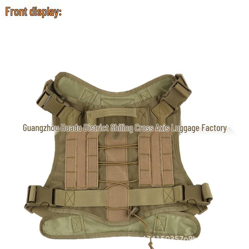 FGJ Tactical K9 Dog Harness Vest for Large Dogs - Outdoor and Tactical Use