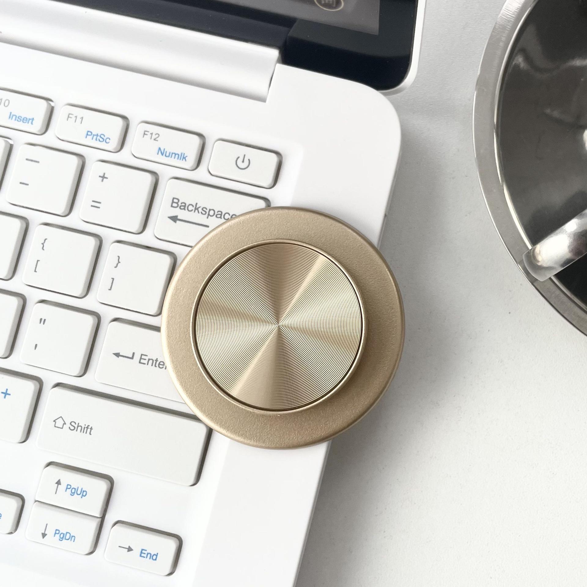 

Creative Magnetic MagSafe Holder with Super Strong Adsorption - Retractable Airbag Design for Desktop Use Airbag Holder with OPP Bag Packaging