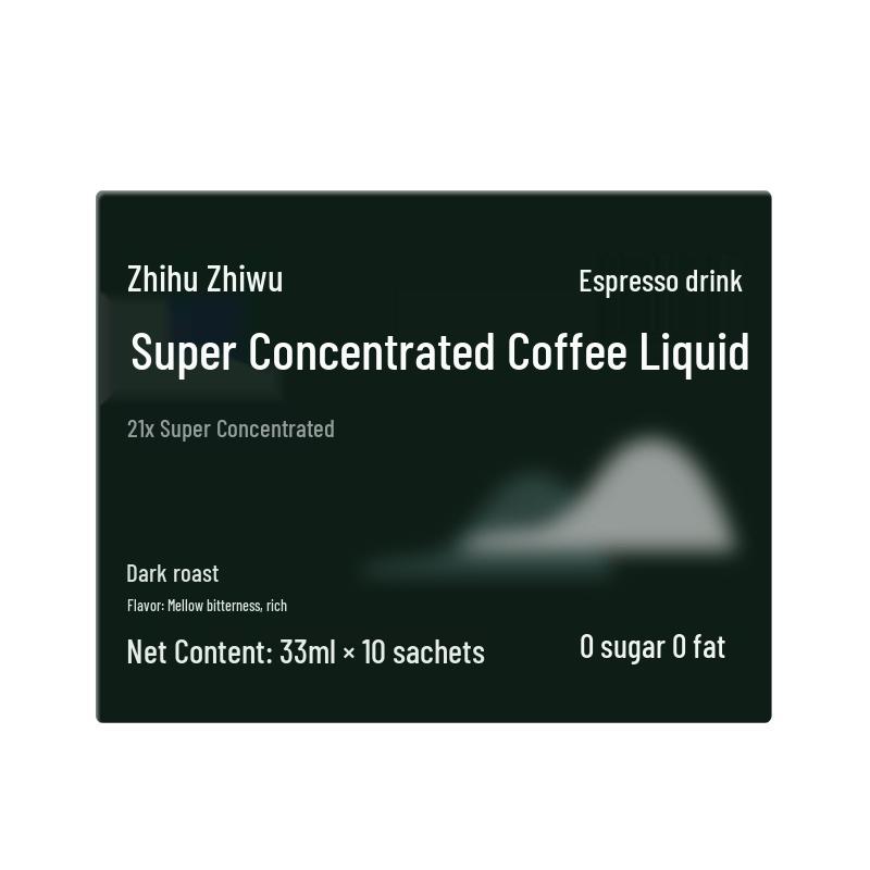 Zhihu Zhiwu 0 Sugar 0 Fat Concentrated Instant Coffee