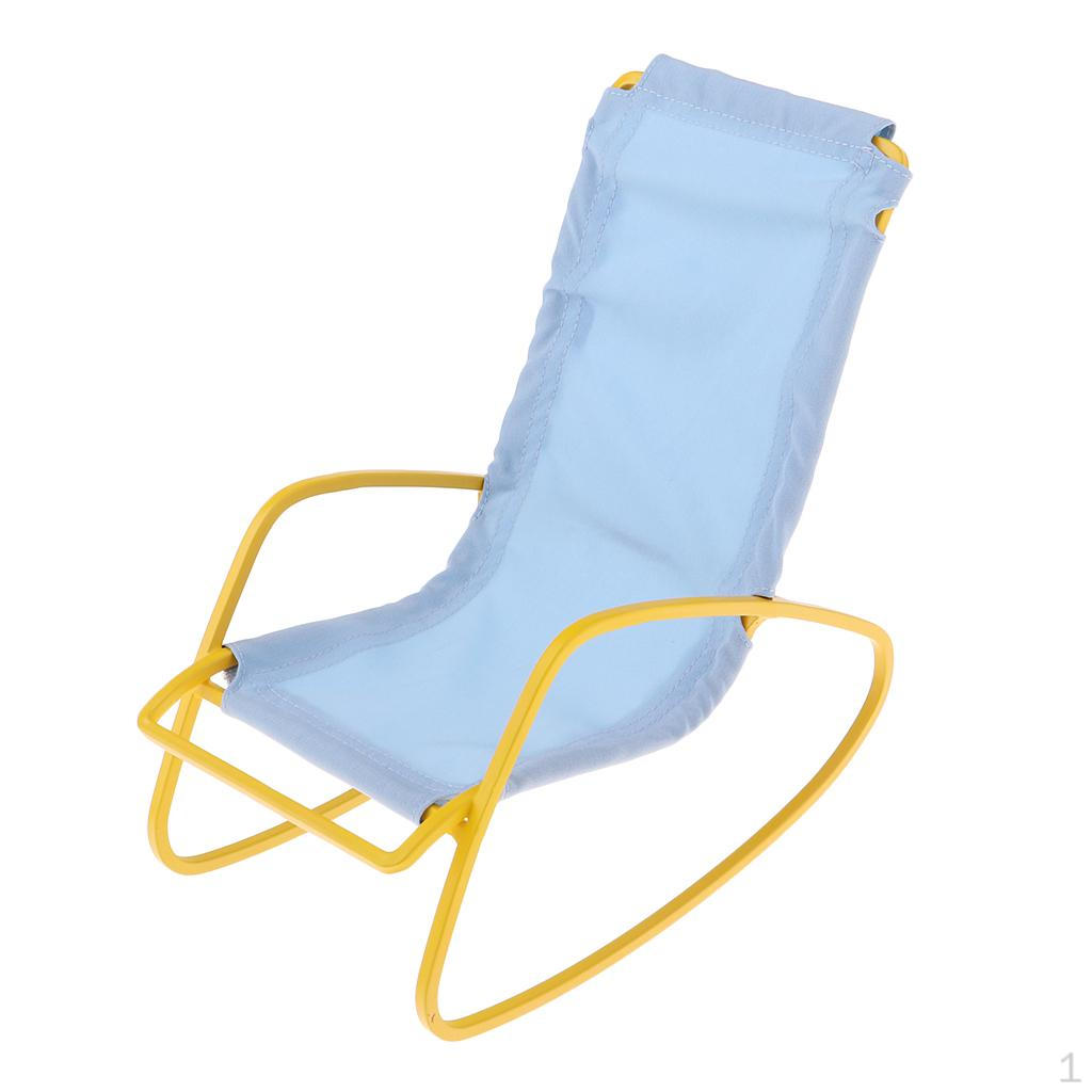 

1/6 Doll Toy Furniture DIY Rocking Model for 12 Dragon Figure Lounge синій