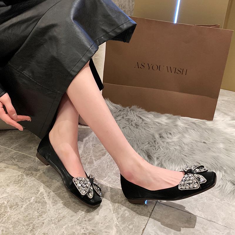 A2001-4 Women's Soft Sole Flat Mary Janes - Low Heel, Wide Fit, Plus Size