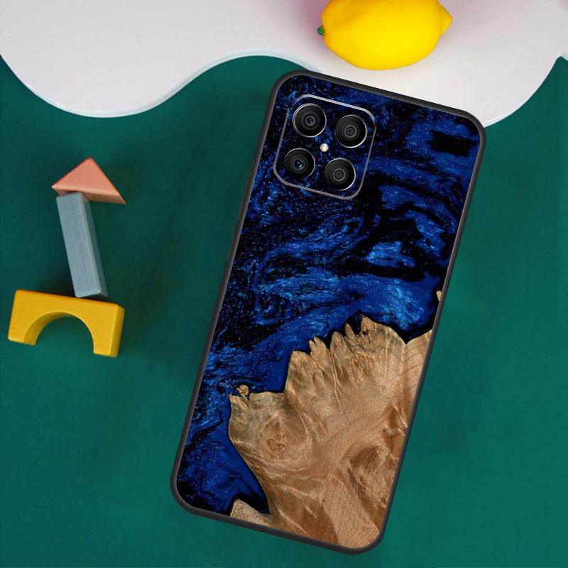 Wood Resin Traveler Case For Honor 200 Pro 50 70 90 X9a X8a X8 X9 X8b X9c X9b Honor Magic 7 Lite 5 6 Pro Cover