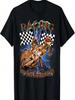 Mit Leidenschaft Rennen Fahren Flat Track Motorradrennen T-Shirt