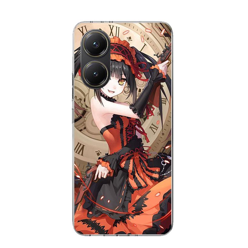 Date A Live Tokisaki Kurumi Phone Case For Xiaomi Poco X7 X6 X5 Pro F7 Ultra Redmi 15C 15 13 13C 12 12C 10 10A 10C 9 9A 9C 9T Co