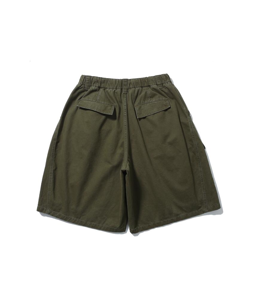ANGLAN Structural Cargo Half Pants - Khaki