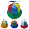 20 Colors Funny Propeller Rainbow Helicopter Baseball Cap Size S&L Unisex Kids Teens Small Heads Top Hat for Men Women