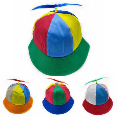 20 Colors Funny Propeller Rainbow Helicopter Baseball Cap Size S&L Unisex Kids Teens Small Heads Top Hat for Men Women